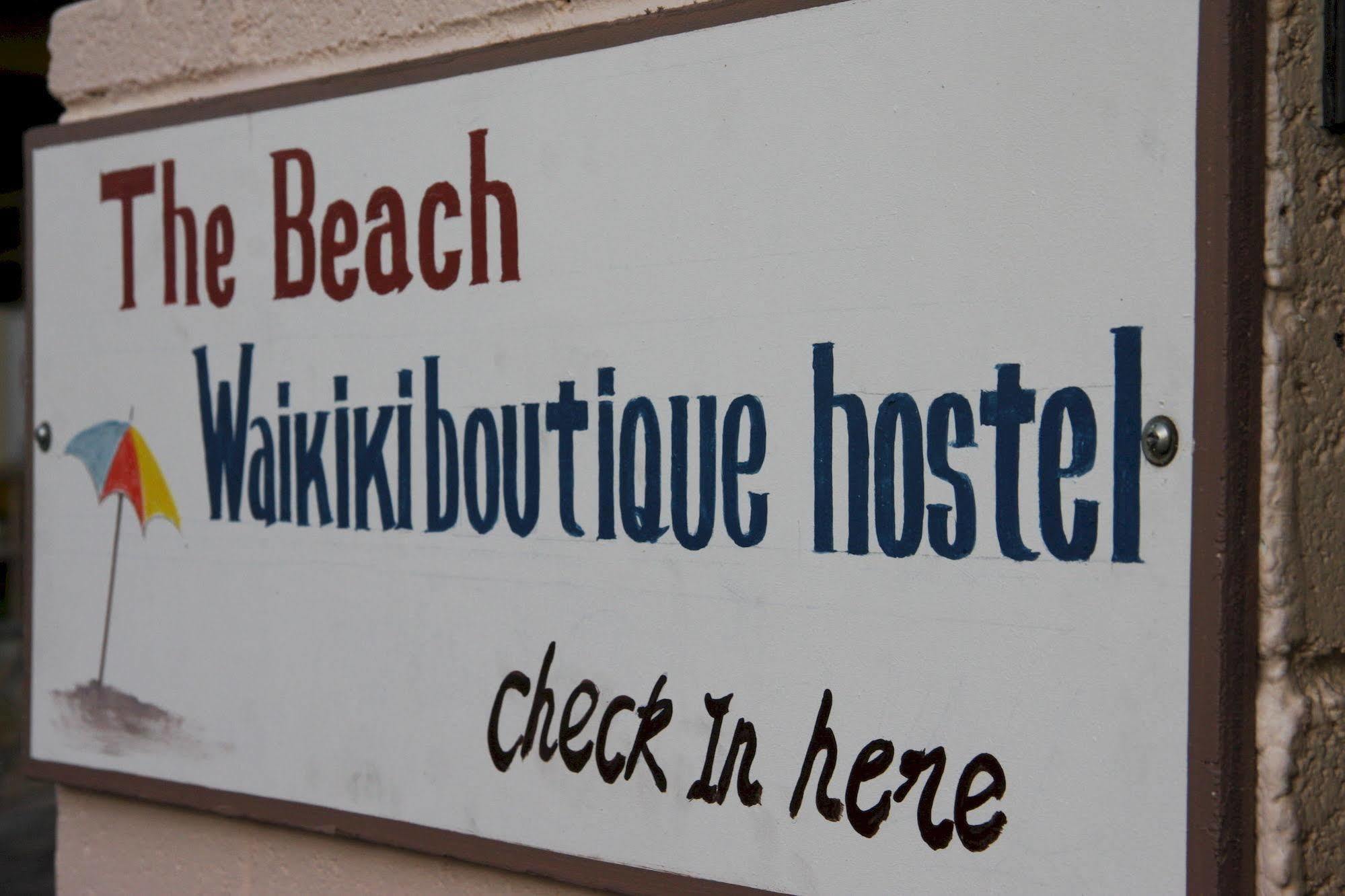 The Beach Waikiki Boutique Hostel Honolulu Exterior foto